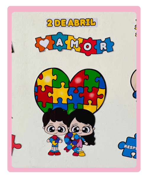 "painel dia da conscientização do autismo" "painel dia mundial da conscientização do autismo" "painel dia do autismo" "painel dia do autismo para imprimir" "lembrancinhas dia do autismo" "recurso pedagógico dia do autismo" ""recurso pedagógico para o dia do autismo" ""recurso pedagógico para trabalhar o dia do autismo" "material pedagógico para o dia do autismo" ""recurso pedagógico dia do autismo pdf" "kit de conscientização autismo" "kit para trabalhar o dia da conscientização do autismo" "atividade sobre o dia do autismo" "lembrancinhas dia da conscientização do autismo" "kit dia mundial do autismo" "dia da conscientização do autismo" "recurso lúdico dia da conscientização do autismo"