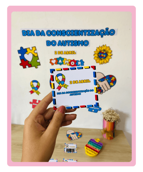 "painel dia da conscientização do autismo" "painel dia mundial da conscientização do autismo" "painel dia do autismo" "painel dia do autismo para imprimir" "lembrancinhas dia do autismo" "recurso pedagógico dia do autismo" ""recurso pedagógico para o dia do autismo" ""recurso pedagógico para trabalhar o dia do autismo" "material pedagógico para o dia do autismo" ""recurso pedagógico dia do autismo pdf" "kit de conscientização autismo" "kit para trabalhar o dia da conscientização do autismo" "atividade sobre o dia do autismo" "lembrancinhas dia da conscientização do autismo" "kit dia mundial do autismo" "dia da conscientização do autismo" "recurso lúdico dia da conscientização do autismo"