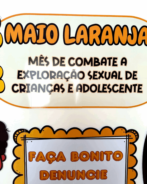 "material para trabalhar maio laranja" "material pedagógico maio laranja"