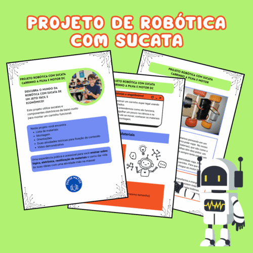 Robótica com Sucata - carrinho