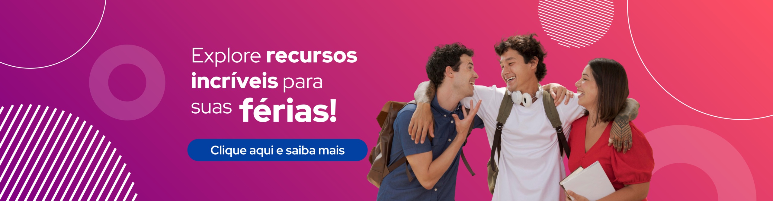 Confira os recursos de férias do TP