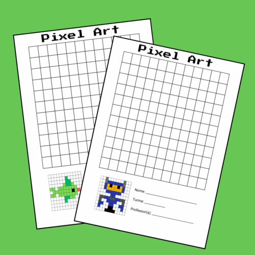 Atividade Pixel Art para imprimir
