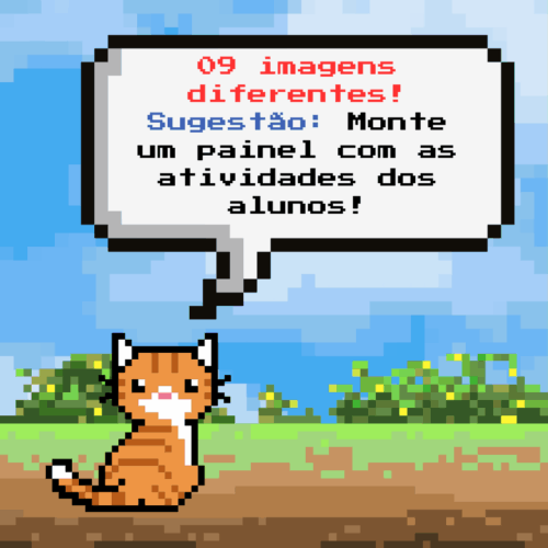 Atividade Pixel Art para imprimir