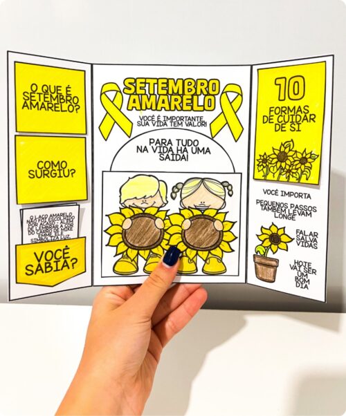 lapbook Setembro Amarelo PDF, atividade interativa setembro amarelo, lapbook setembro amarelo, lapbook setembro amarelo para imprimir, lapbook interativo setembro amarelo, lapbook setembro amarelo educação infantil, lapbook setembro amarelo ensino fundamental, atividade interativa setembro amarelo educação infantil, livreto informativo sobre setembro amarelo, atividade interativa setembro amarelo pdf, atividade interativa setembro amarelo para imprimir, material informativo sobre setembro amarelo, arquivo setembro amarelo, arquivo pedagógico setembro amarelo, arquivo digital setembro amarelo, arquivo setembro amarelo educação, arquivo setembro amarelo bncc, infantil, arquivo setembro amarelo pdf, arquivo setembro amarelo para imprimir, arquivo setembro amarelo ensino fundamental, atividade lúdica sobre setembro amarelo, atividades para trabalhar setembro amarelo, material lúdico para trabalhar o setembro amarelo, recurso pedagógico setembro amarelo, recurso pedagógico para trabalhar o setembro amarelo, recurso interativo para trabalhar o setembro amarelo, material pedagógico para setembro amarelo, recurso pedagógico setembro amarelo pdf, atividade sobre setembro amarelo, dia prevenção ao suicídio, recurso lúdico prevenção ao suicídio, atividade para o dia da prevenção ao suicídio, setembro amarelo atividades para imprimir, setembro amarelo atividades pdf, atividade setembro amarelo educação infantil, em pdf , pdf